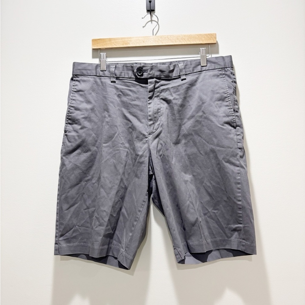 BANANA REPUBLIC Men’s Casual Emerson Short in Grey Cotton Spandex Sz 35